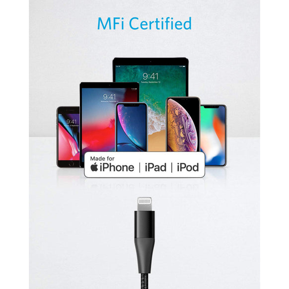 Anker PowerLine+ II USB-C & ライトニング ケーブル 0.9m 2本セット