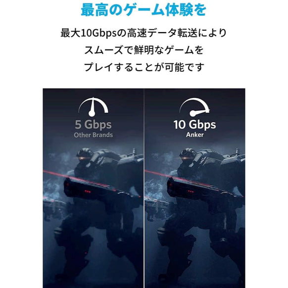 Anker 712 USB-C & USB-A ケーブル