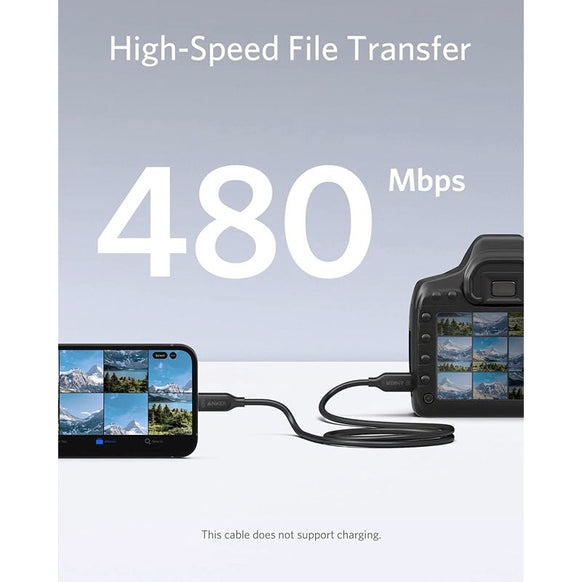 Anker 514 Lightning to USB-C Accessory Cable (0.9m, for Camera)