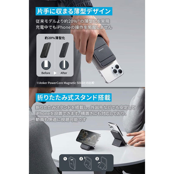 [au+1 collection SELECT] Anker 622 Magnetic Battery (MagGo)